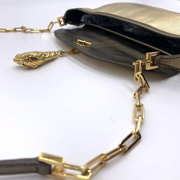 Auth 90s Vtg Tiger’s Head Animalier Evening Bag by Tom Ford for GUCCI Collectors - Picture 10 of 15